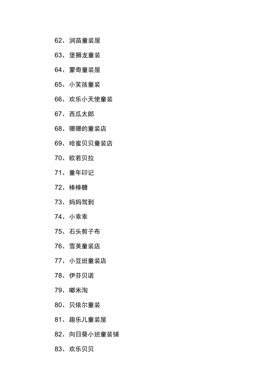 科普展现:服装店名大全（服装店名大全女装）