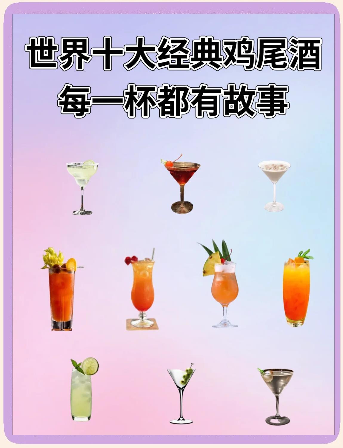 鸡尾酒名字