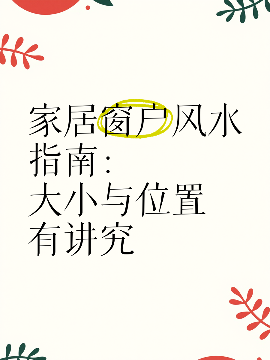窗对窗风水化解