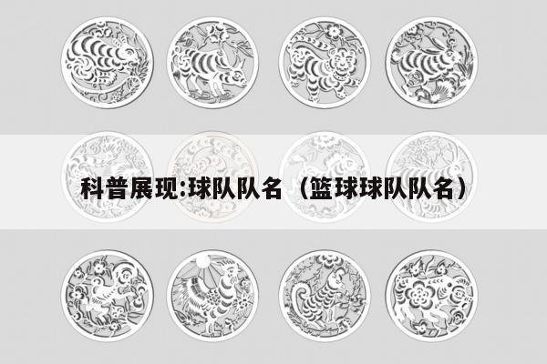 科普展现:球队队名（篮球球队队名）