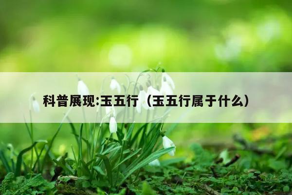 科普展现:玉五行（玉五行属于什么）