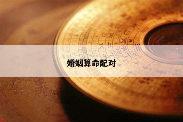 婚姻算命配对