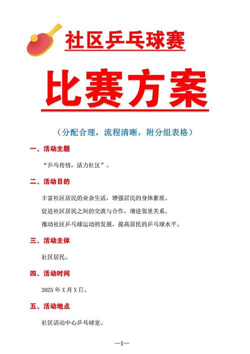 体育比赛赛事,体育比赛赛事活动方案